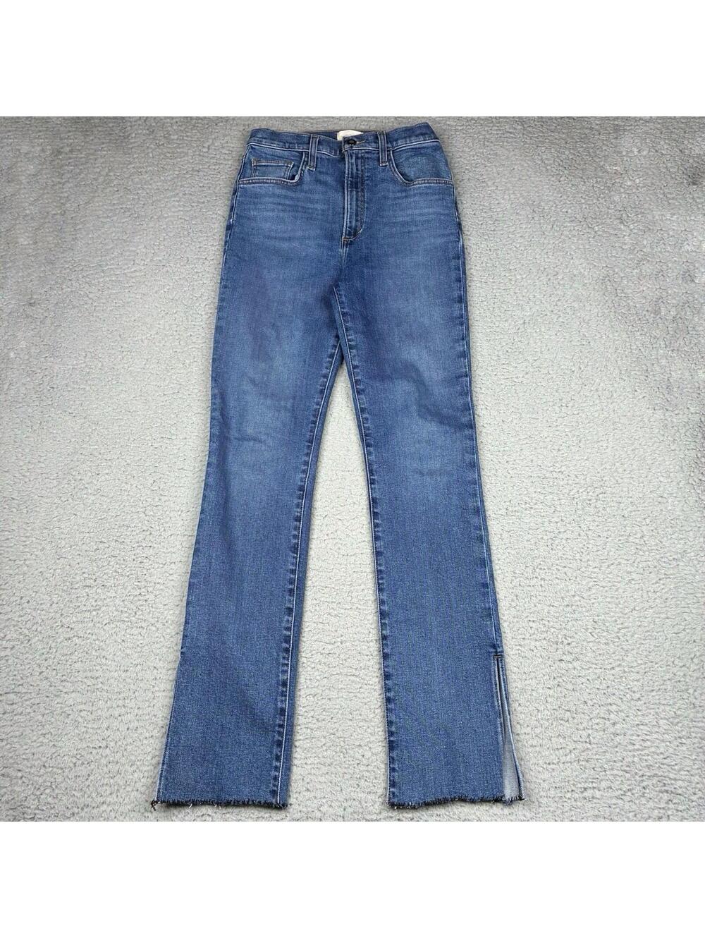 Favorite Daughter Valentina Jeans Womens 24 Super High Rise Cigarette‎ Altered